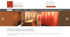 Desktop Screenshot of espacemedicalrogier.be